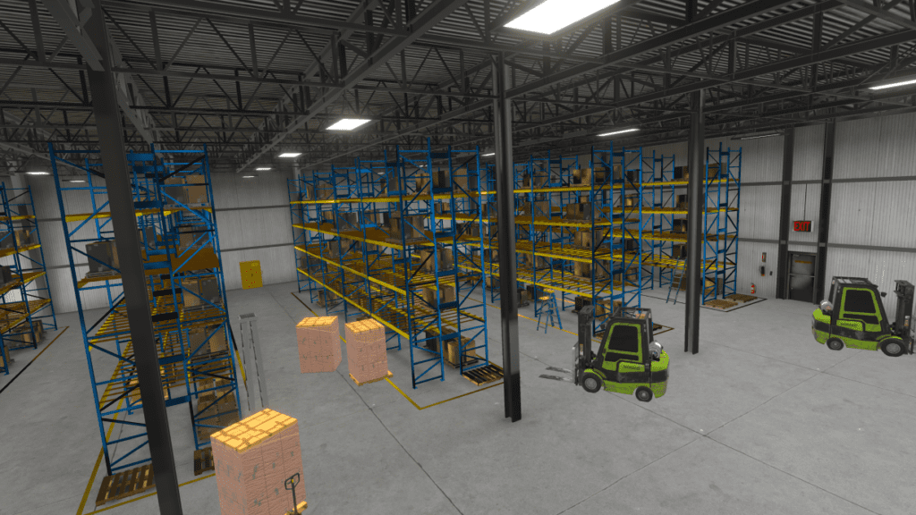 Sim environment in a factory